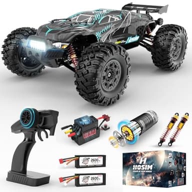 Hosim 1/10 Off Road RC Cars Fast 68KM/H, Electric RTR Brushless RC Car for Adults, High Speed Monster Truck Hobby Remote Control Car, Waterproof RC Truck 4x4 All Terrain Buggy Toy Gift for Age 8+