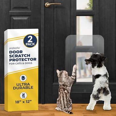 PROTECTO 2Pack Door Protector from Dog Scratching, 18x12 Door Scratch Guard
