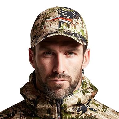 SITKA Traverse Cap - Adjustable Outdoor Camo Hat for Men, Optifade Subalpine, One Size Fits All