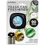 Flint Minibini Trash Can Deodorizer and Odor Eliminator, Garbage Can Air Freshener and Odor Control Up to 30 Days, Device Plus Refill
