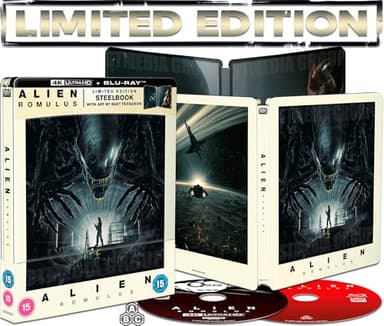 Alien: Romulus (SteelBook / Limited Edition) [Art by Matt Ferguson] [4K UHD + Blu-ray] [Region Free]