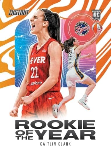 Caitlin Clark #CCROY WNBA Rookie of the Year Panini Instant - WNBA Basketball Rookie of the Year Card Indiana Fever - Limited to 115,750