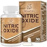 SehatiKu Nitric Oxide Supplement, Nitric Oxide Booster & 6-in-1 Phytonutrient Blend for Heart, Circulation, Immune - 90 Capsules (1 Bottle)