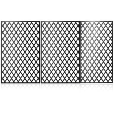 Hiorucet BAC367 HDW194 Grill Grates for Traeger Pro Series 34, Traeger Texas Elite Pellet Grill 34, Century 885, Texas Elite 34, Century 34, Texas Limited Edition, Cast Iron Cooking Grid Grate 3 Pack.