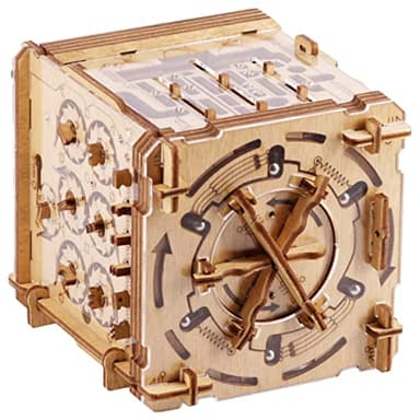 iDventure Cluebox Cambridge Labyrinth | Wooden Escape Room Puzzle Box | Engaging Brain Teaser with Hidden Money Compartment | Unique Gift for Adults