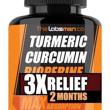 Just One Vegan Turmeric Curcumin Capsule a Day – 95% Curcuminoids Turmeric Curcumin 3X Formula with BioPerine® Black Pepper – Extra Strength – Supports Joint Comfort & Healthy Lifestyle – 2 Months