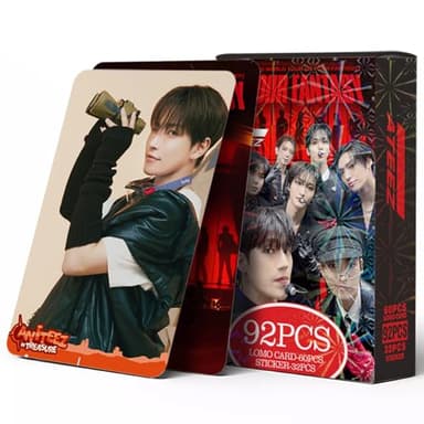 KPOPBP Kpop Photocards 55 PCS Card with 32 PCS Small Stickers Kpop Album in Your Fantasy 2025 World Tour Lomo Card Set Gift for Boys and Girls Fans Merch