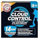 Arm & Hammer Cloud Control Platinum Multi-Cat Clumping Cat Litter with Hypoallergenic Light Scent, 14 Days of Odor Control 18lb