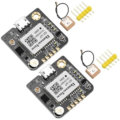 MakerFocus 2 Pack GT-U7 GPS Module Satellite Navigation Positioning GPS Receiver Drone Microcontroller Compatible with NEO-6M 51 Microcontroller STM32 Arduino UNO R3