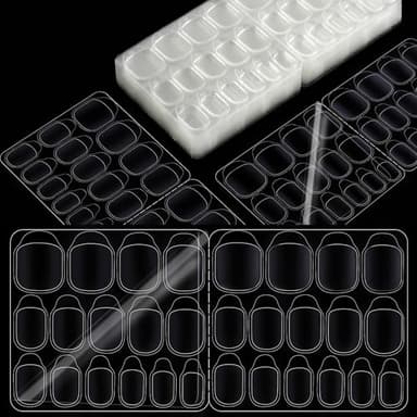 vivinin Nail Adhesive Tabs 900P, 15 Sizes of Nail Sticky Tabs, Double Side Sticky Tabs for Nails, Breathable Jelly Glue Press on Nail Stickers for Fake Nails