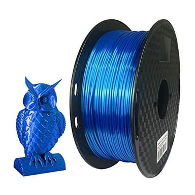 CC3D Silk PLA Filament Sapphire Blue 1.75 mm 1KG 3D Printer Filament 2.2 LBS Spool FDM 3D Printing Materials Silky Shiny Metal Metallic Blue