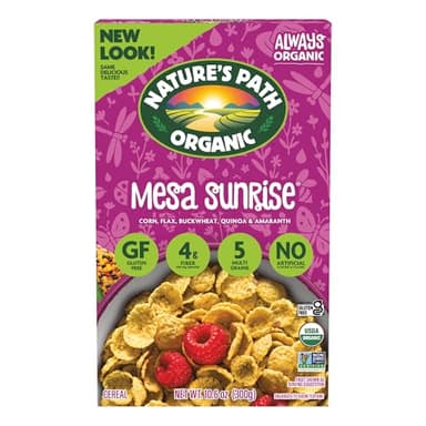 Nature's Path Organic Mesa Sunrise Cereal, 10.6 oz (Pack of 1), Flax Seeds, Quinoa, Amaranth, Gluten Free