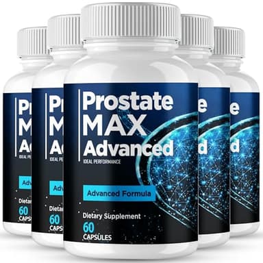 Prostate Max Supplement, Prostate Max Advanced Capsules for Men - Maximum Strength for Daily Wellness & Comfort, All Natural, ProstateMaxAdvanced Pills Reviews (5 Pack)