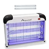 ASPECTEK Insect Killer, Bug Zapper,Powerful 20W Electronic Indoor Fly Zapper, Mosquito Killer-Indoor Use Including Free 2 Pack Replacement Bulbs
