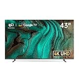 FPD 43 Inch Smart TV 4K UHD LED Flat Screen Google TV with Google Cast, Bluetooth, HDMI, Streaming Live, HDR 10, Dolby Vision, Ultra Slim Television(Canvas-Series, CG43-C3, 2025)
