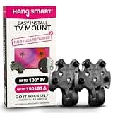 HangSmart TV® Wall Mount NO Stud - Original & Patented Easy Install, DIY for 19-100" TVs, Holds Up to 150LBS, Fits Most LED LCD Flat Screens & Monitors, Includes Hardware