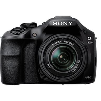 Sony Alpha a3000 ILCE-3000K 20.1 MP Mirrorless Digital Camera - Black - 18-55mm OSS Lens