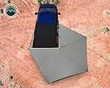 Overland Vehicle Systems HD Nomadic 270 LT Awning - Passenger Side - Dark Gray with Black Travel Cover Universal - Dark Gray Cover with 1000G PVC Black Travel Cover Universal Fitment
