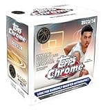 2023/24 Topps Chrome Basketball Trading Card Mega Box (Blue Refractors)