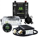 Eco Battery 48V - 105AH Thru Hole Lithium Battery Bundle for Club Car Precedent [2004-2008] Golf Carts (Add 12v Converter)