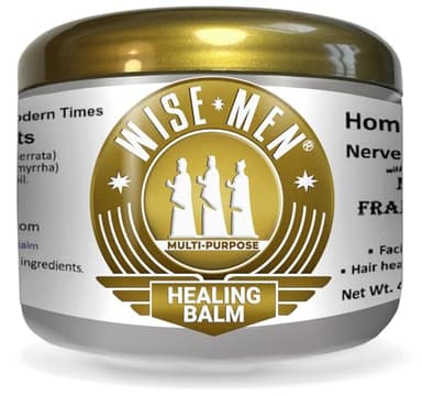Wise Men Healing Balm with Myrrh and Frankincense Essential Oils for Soothing Nerve Relief Massage