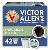 Victor Allen's Coffee Hawaiian Blend, Medium Roast, 42 Count, Single Serve Coffee Pods for Keurig K-Cup Brewers (formerly Kona Blend)