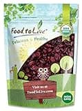 Food to Live Organic Dried Cranberries, 1 Pound – Non-GMO, Kosher, Unsulfured, Bulk