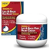 MagniLife Leg & Back Pain Relief Cream, Fast-Acting Pain Relief, Naturally Soothe Burning, Tingling and Stabbing Pains with Aloe and Calendula - 4oz