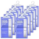 CLEVAST Moisture Absorbers Packets 10 Pack, Dehumidifier Bags for Closet, Unscented Hanging Humidity Absorber in Wardrobes, Bedrooms, Bathrooms(230g/pack)