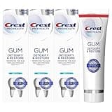 Crest Pro-Health Gum Detoxify and Restore Deep Clean Toothpaste, 4.6 Ounce (Pack of 3), Crest Toothpaste, Anticavity, Antibacterial Flouride Toothpaste, Clinically Proven, Gum and Enamel Protection