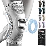 NEENCA Professional Knee Brace for Pain Relief, Medical Knee Support with Patella Pad & Side Stabilizers, Compression Knee Sleeve for Meniscus Tear, ACL, Joint Pain, Runner, Workout - FSA/HSA Eligible
