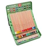 KALOUR Pro Pastel Chalk Colored Pencils,Set of 72 Colors,Color Charcoal Pencils for Drawing Sketching Coloring Shading,Art Supplies for Adults Artists