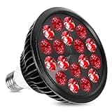 aswaysun Red Light Therapy Bulb, 18 LEDs Lamp for Body and Face with 660nm Red and 850nm Infrared Light Therapy Device for Skin Care Pain Relief Suitable E26 Socket-Only Bulb