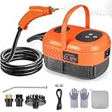 Yshunlai Portable Handheld Steam Cleaner, 2500W High Pressure Steam Cleaner for Cleaning with Accessories, Large Capacity 10s Fast Heating Steamer for Home, Car Detailing, Grout, Tile, Upholstery