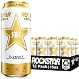 Rockstar Sugar Free Energy Drink, 16 Fl Oz Cans (Pack of 12) (Packaging May Vary)