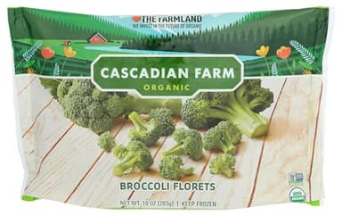 Cascadian Farm, Broccoli Florets Organic, 10 Ounce
