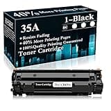 35A Toner Cartridge CB435A Black Replacement for HP Laserjet P1002 P1003 P1004 P1005 P1006 P1007 P1008 P1009 Printer