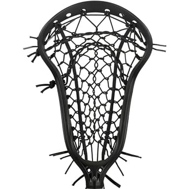 Women’s Mark 2 Defense Lacrosse Head Strung with Tech Trad (High Pocket - Black/Black)