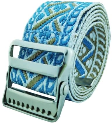 LAMBOX Gait Belt Transfer Belt with 2-inch Soft and Comfortable Jacquard Webbing for Caregivers, Seniors, Elderly, etc. (60 inch, Color10)