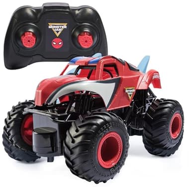 Monster Jam, Marvel The Amazing Spider-Man RC Monster Truck, 1:24 Scale, Kids Toys for Boys and Girls Ages 4 and up