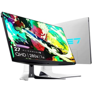 Dell Alienware 27" Gaming Monitor | 280Hz, 1ms, QHD | FreeSync Premium Pro + G-Sync | Fast IPS, VESA HDR600 | Height/Tilt/Swivel/Pivot, AlienFX RGB, Low Blue Light (QHD-280Hz)