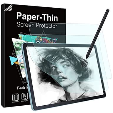 TiMOVO 2 Pack Paper Screen Protector for Galaxy Tab S6 Lite 10.4 Inch(2022/2020) Tablet, Matte PET Film Screen Protector for Samsung Tab S6 Lite Tablet Write and Draw Like on Paper, Anti-Scratch