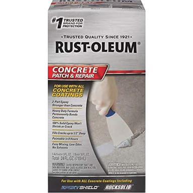 Rust-Oleum 215173 EPOXYShield Concrete Patch, 24-Ounce