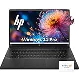 HP New 17.3" HD+ Laptop, AMD Athlon Gold 7220U Processor, 8GB DDR5 5200MHz RAM, 256GB SSD, AMD Radeon Graphics, Optimized for Lighter Business workloads, Windows 11 Pro, WOWPC Recovery USB