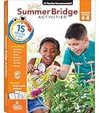 Summer Bridge Activities 4th to 5th Grade Workbooks All Subjects, Activity Book With Math, Reading Comprehension, Science, Fitness, Social Studies, Writing Practice, and Flash Cards