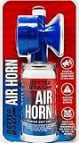 Marine Safety Air Horn, Very Loud Handheld Fog Horn, Mini Compressed Can 1.4oz for Boating and Walking Safety 1.4oz