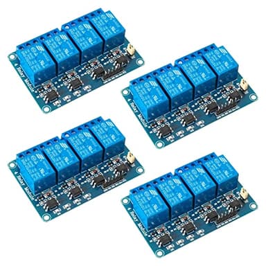 4pcs 4 Channel 5V Relay Module with Optocoupler for R3 MEGA 2560 1280 DSP ARM PIC AVR STM32 for Raspberry Pi