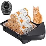 Cat Litter Box Robot 4 and 3 Waste Bags – 120 Count Extra Thick Drawstring Liners Compatible with Self-Cleaning Litter Box Robot, Heavy-Duty Cat Litter Box Liner Bags, 9-11 Gallons