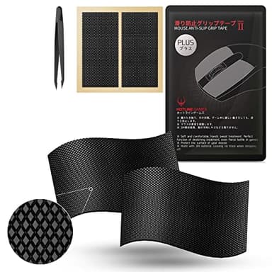 [Grip Upgrade] HOTLINEGAMES 2.0 Plus DIY Version Anti Slip Grip Tape for Gaming Mouse,Sweat Resistant,Easy to Apply,Professional Mice Upgrade Kit
