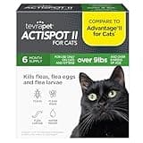TevraPet Actispot II Flea Treatment for Large Cats 9+ lbs | 6 Doses | Powerful Prevention and Control